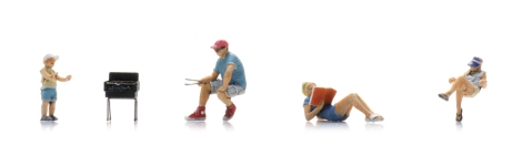 Artitec 5120029 - TT - Camper beim Grillen (4 Stück)